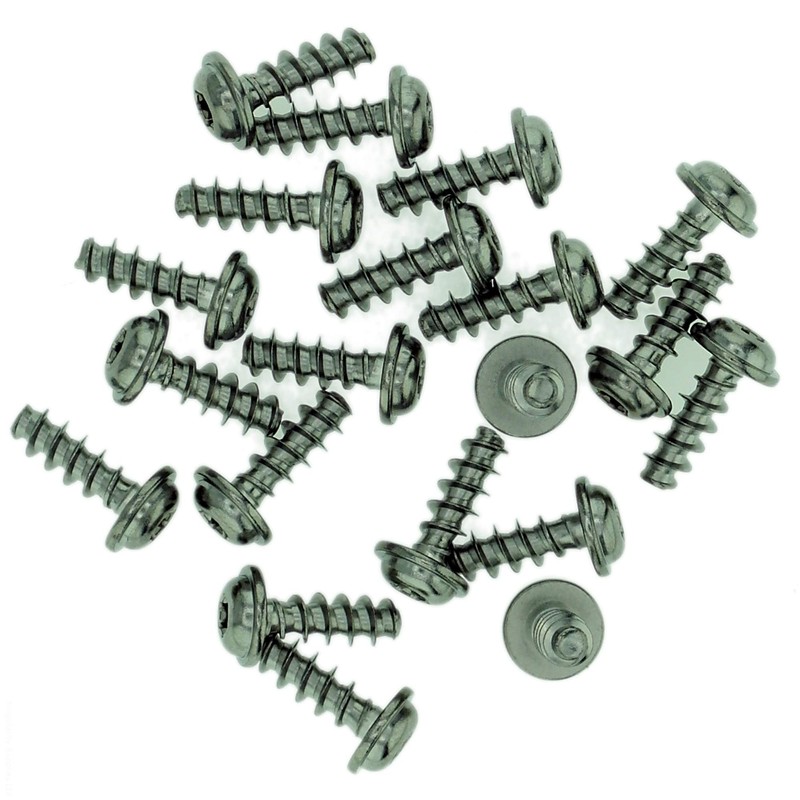 D5 (5mm x 12mm) TX Pan Screws for Plastic (Flanged)