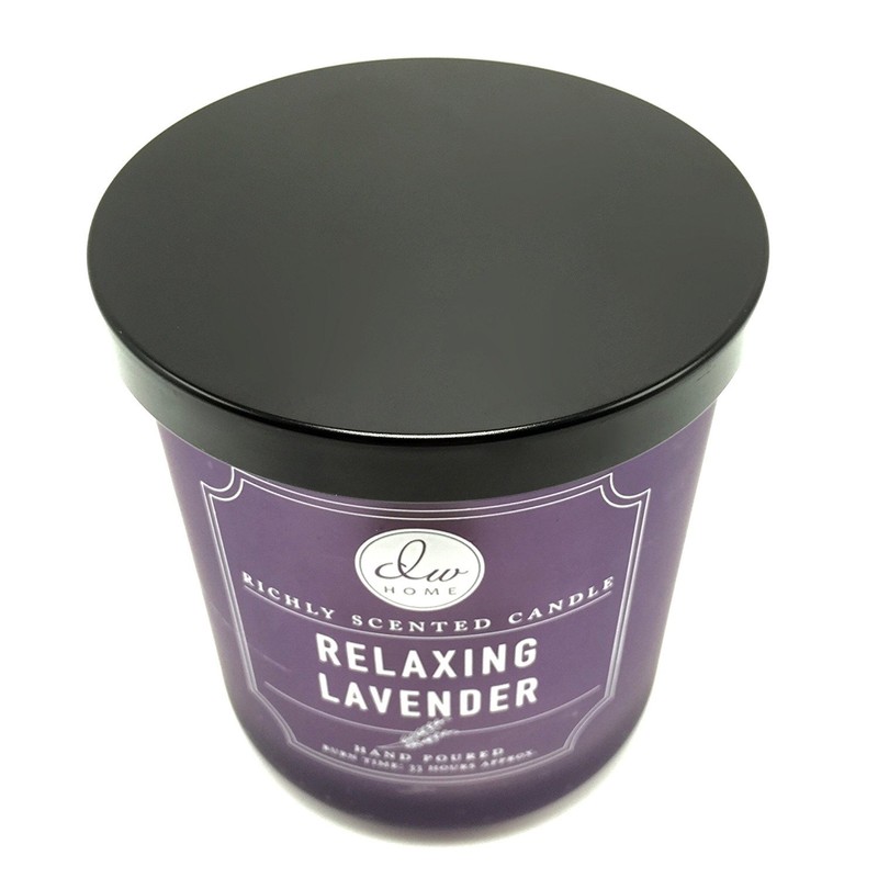 DW Home Relaxing Lavender Scented Candle Hand Poured Into a