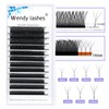 W Lash Extensions 3D Premade Fans Volume Lashes Mix8-14 0.07mm