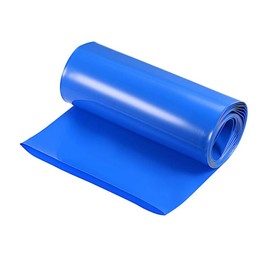 18650 21700 Battery Heat Shrink Tube,1Roll 9.8ft Length 250mm(9.84in) Width Heat Shrink Tubing Wrap for 18650 21700 32140 26650 Battery Pack (1, Blue, 9.8ft Length 250mm(9.84in) Width)