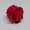 Caplugs P-68H RED HDPE Plastic Threaded Plug for 3/4 inch