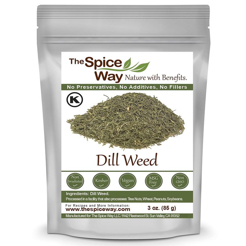 The Spice Way Dill Weed - seeds for pickling, vegetables,
