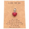 Red Heart Clip on Charms Solid Stainless Steel Heart Charms