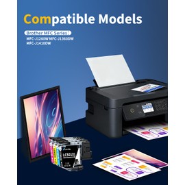 Vintella LC501XL Ink Cartridges High Yield Replacement for Brother LC501 LC501XL LC501 XL Compatible with Brother MFC-J1260DW MFC-J1360DW MFC-J1410DW (4-Pack)