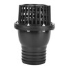 Water Pump Foot Valve Black PVC Low Pressure Flat Check