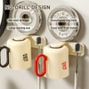 Magnetic Toothbrush Holder with Cup - Wall Mounted No Drilling