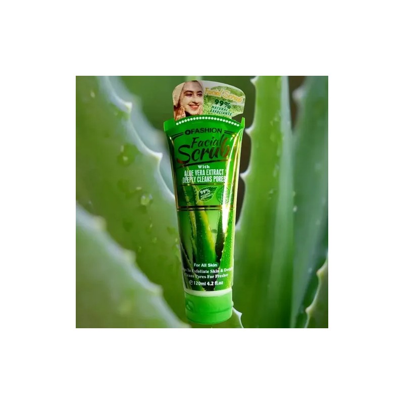 Wokali Exfoliante Facial Aloe Vera 120ml Aloe Vera Face Scrub,