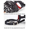 Mayerzon Dog Muzzle, Basket Breathable Silicone Dog Muzzle for Anti-Barking