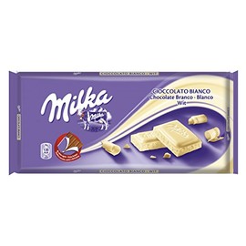 Milka White 100 g (Pack of 11)
