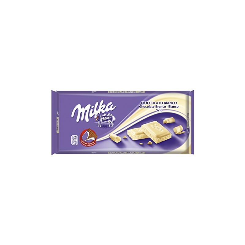 Milka White 100 g (Pack of 11)