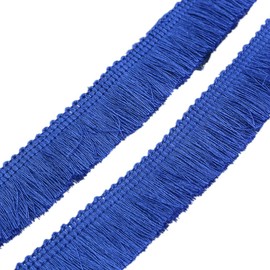 Flecos de poliéster de 27 yardas, ribete de flecos de borla de 1 pulgada de ancho, cinta decorativa de encaje con borde de tela bohemio para ropa de niñas, vestido de falda, bolsa de costura (color