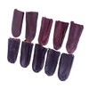 EXCEART Pack of 10 Leather Finger Cots Needle Felt Finger