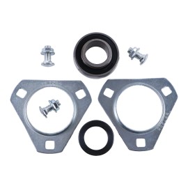 Unbrand Bearing & Flangette For Troy-Bilt Tomahawk Chippers 97130 97132 9077 w/Fasteners
