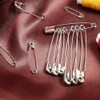 Safety Pins in 100 packs,Sliver Safety Pins for Clothes,27mm Nickel