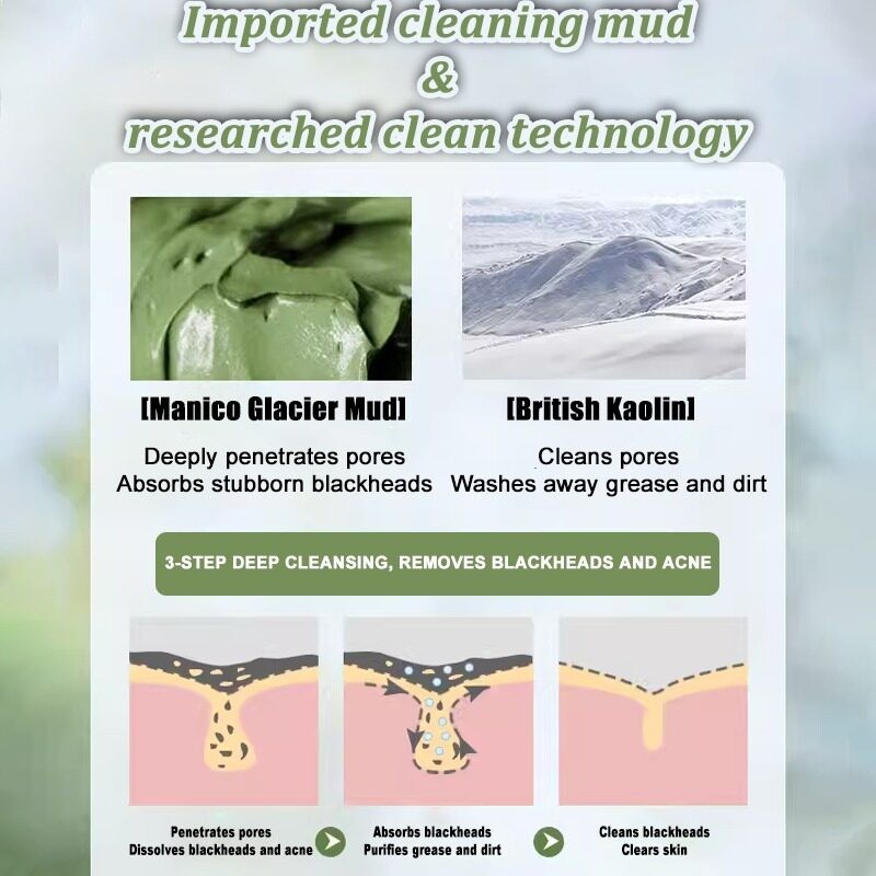 Premium Avocado Whitening Bubble Mask for Blackhead Removal & Pore
