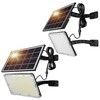 JACKYLED Solar Lights Outdoor 299 LED 1000 Lumens Bright Solar