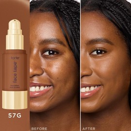 tarte face tape foundation - matte, waterproof, and gentle:_57G rich golden (deeper skin with very warm