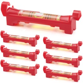 TXXATX 7 Pcs String Line Level Post Level 75mm Hanging Bubble Line Level Impact Resistant Spirit Level for Plumbing Surveying Bricklaying Engineering Metalworking Tiling Building Trades