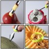 ELNLE Fruit Tool Melon Cutter Balls Stainless Steel Melon Spoon
