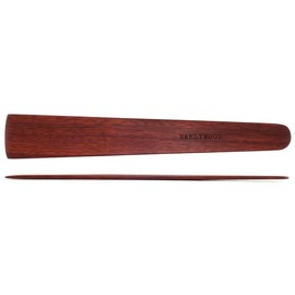 Earlywood Medium Flat Sauté Wooden Spatula for Nonstick Pans Kitchen Utensils - wood type: ebony