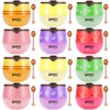 DMSKY 12 PCS Bee Lip Balm Honey Pot, Nourish &
