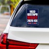 1933 Gestapo Resist 2025 ICE Vinyl Sticker, Resist Hate Decal,