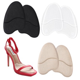 Women's metatarsal pads, women's forefoot pads, open-toed shoes non-slip pads, sole pads, insole heel pads, prevent the foot from sliding forward, women's heel pads