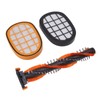 Vacuum Roller Brush Yellow Black Filter Replacement Vacuum Clerner Accessory