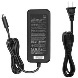 JUYOON 42V Charger Compatible with Ninebot max G30L G30LD G30LE G30LP F2 F2 pro ES1 ES2 ES3 ES4 E22 E25 E45D F20 F30 F40 F25 F25E II Scooter BCTA+71420-1700 AC Adapter
