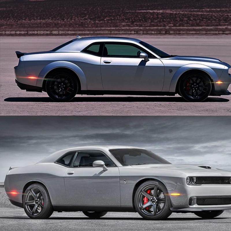 ADIIL Smoked Lens Led Side Marker Light for 2015-2020 Dodge