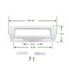 ELECTROTODO Replacement Fridge Handle Universal Replacement Handle for Most Fridge