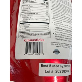 Gluten-Free CinnaSticks Mix with Dipping Sauce