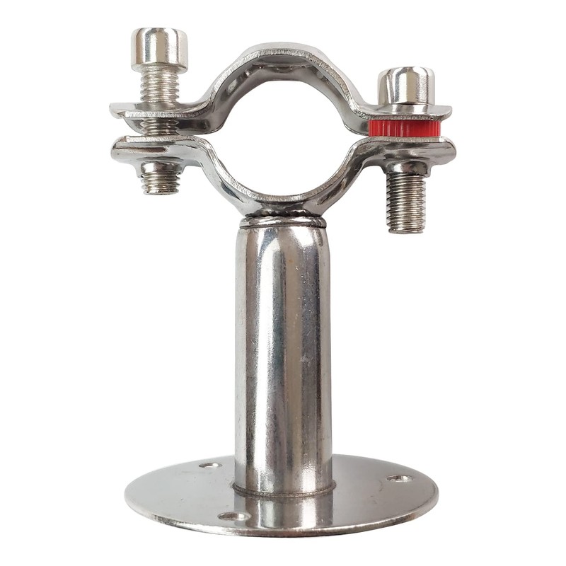 JENSWILL 2PCs Wall Mount Ceiling Pipe Support 304 Stainless Steel