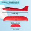 Navoys Three 23cm Foam Aeroplane Super Gliders - 9" Airplane