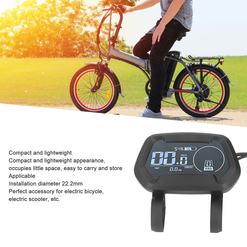 Electric Bike LCD Display IPX5 Waterproof Electric Bicycle Color LCD