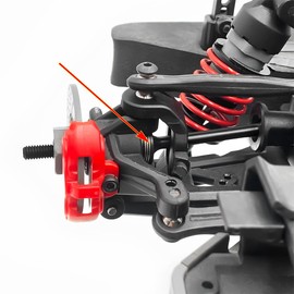 1 Set Front Rear CVD Drive Shafts Heavy Duty Steel Axle Driveshafts for 1/10 4-Tec 2.0 Mustang GT4 RC Car Upgrade Part (Front)