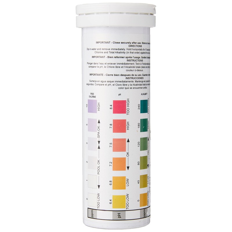 Palintest Water Test Strips (3 Way Test Strips)