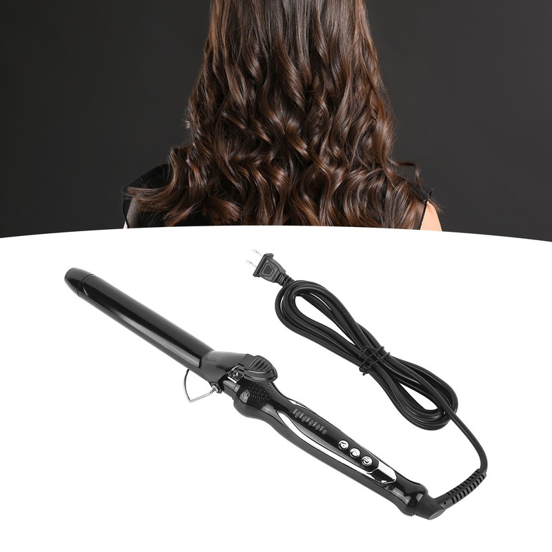 Curling Iron Adjustable Temperature Hair Curler Wand With Ceramic Coating