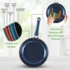 NutriChef 11-Piece Kitchen Cookware Set, Non-Stick Pots and Pans, Easy-to-Clean,