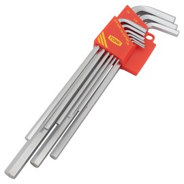 TONE ALB900 Inch Long Hex Key L Wrench Set, 9 Pieces