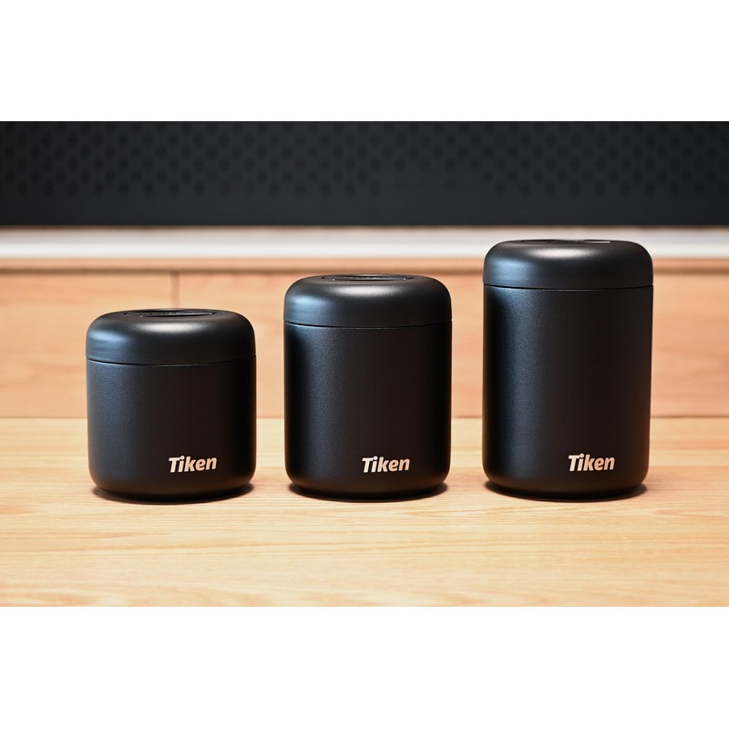 Tiken Airtight Coffee Canister Compact Size for Outdoors - Double