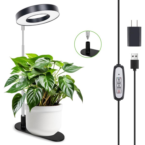 LORDEM Plant Grow Light, Full Spectrum LED Plant Light for