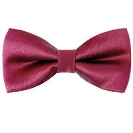 Kajeer Kids Boys Silk Bow Ties - Adjustable Pre-tied Solid Bowties for Girls Baby Toddler Birthday Wedding Party Photo