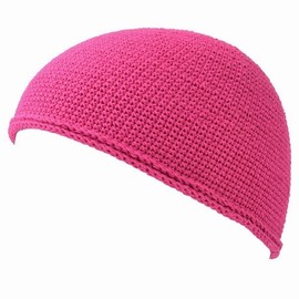 CHARM - Gorro Kufi para Hombre, Gorro de algodón Hecho a Mano, 2 tamaños por Casualbox, Rosado, M