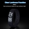 Smart LED Pedometer Bracelet with Vibration Alarm for Daily Activity