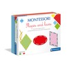 Clementoni 61335 Montessori-Shapes and Laces Educational Toy for Children-Ages 3