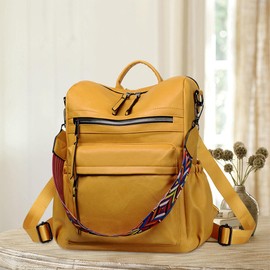 Dora & Liz Womens Backpack Purse Leather Backpack Purse for Women Travel Fashion Backpack Designer Ladies Shoulder Bags