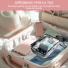 Juego de 17 Kit de Viaje Aseo Personal Mujer, Botellas