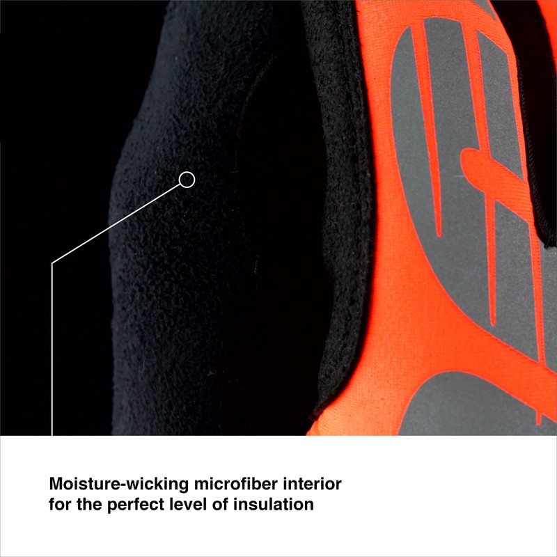 100% BRISKER Gloves Neon Pink - L