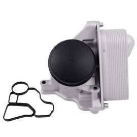 Engine Oil Cooler Assembly Compatible with 2006-2020 320i 328i 335i 428i 528i 530i 740Li X1 X3 X4 X5 X6 Z4 2.0L & 3.0L Aftermarket Replacement Part # 11428683206 11428642289 11427548032
